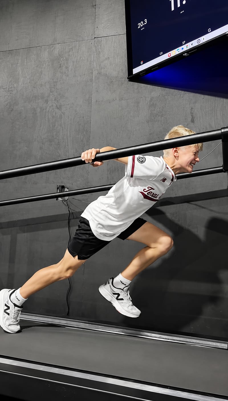 Athlete on the SHREDMILL treadmill